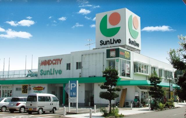 マルショク新富店 (1,845m)