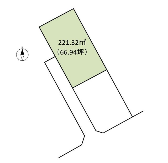 区画図／宮崎市本郷１丁目／売地