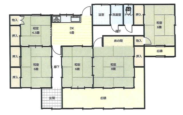 house for sale in Miyazaki, Miyazaki | ¥30,000,000 | 5DK | Akiyama ho…