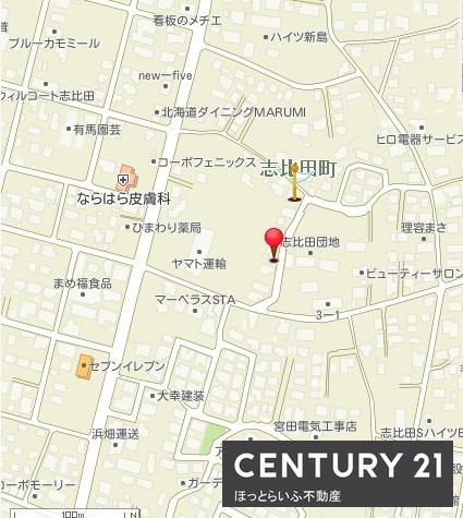 現地案内図で周辺施設を確認できます