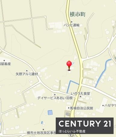 現地案内図で所在地が明確です