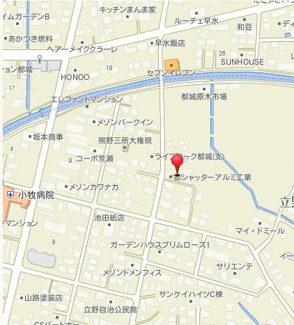 現地案内図で周辺把握が便利です