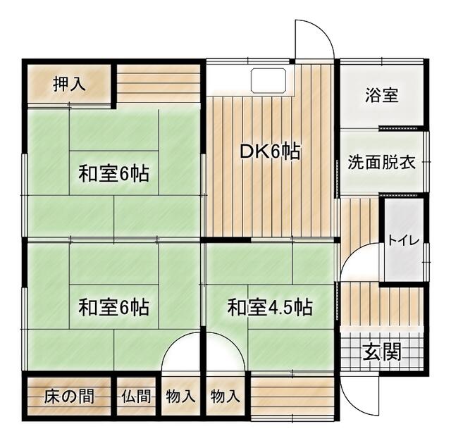house for sale in Kirishima, Kagoshima | ¥1,200,000 | 3DK | Akiyama h…