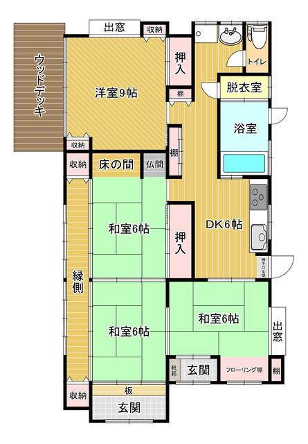 detached 鹿児島県南九州市知覧町　郡 地図を見る