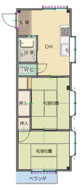 間取り図／反転等各部屋で異なります。