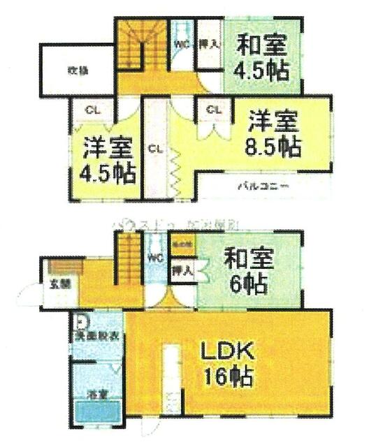 鹿児島県鹿児島市の一戸建て | 1890万円 | 4LDK | 165.62m² | Akiyama house finder