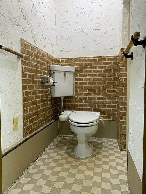 トイレもキレイ。