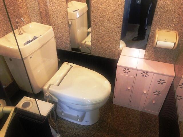 トイレは洋式です