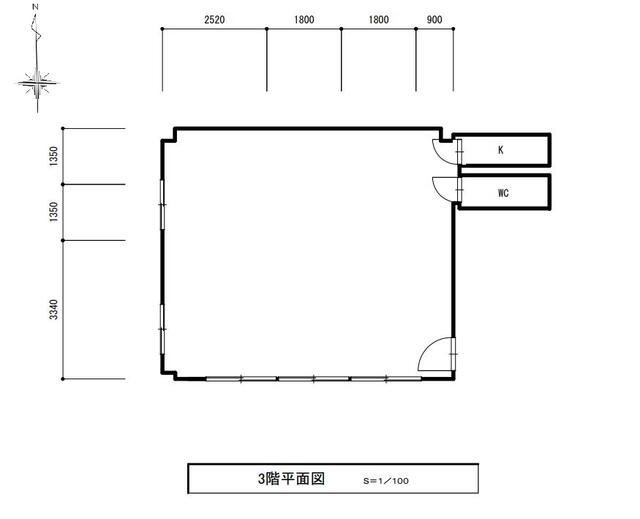 間取り図／こちらの図面は現地概則での図面になります。図面と現状建物と相