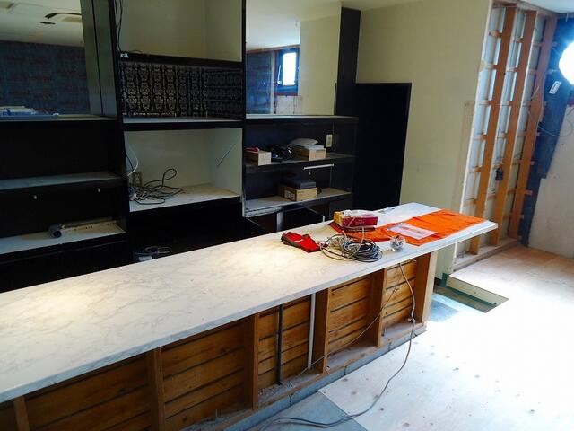 カウンター席とボックス席ができます