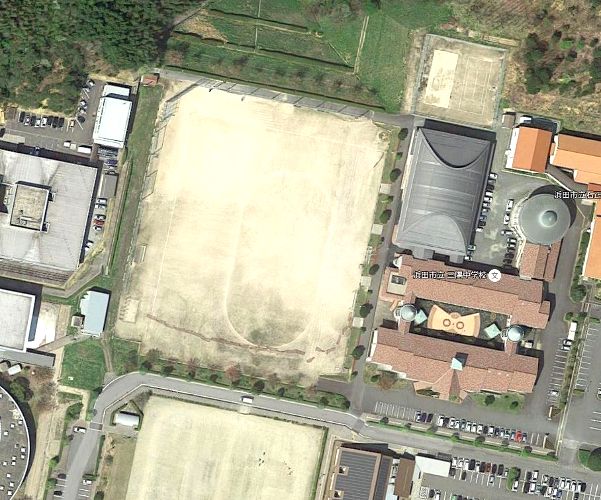 三隅中学校 (1,100m)