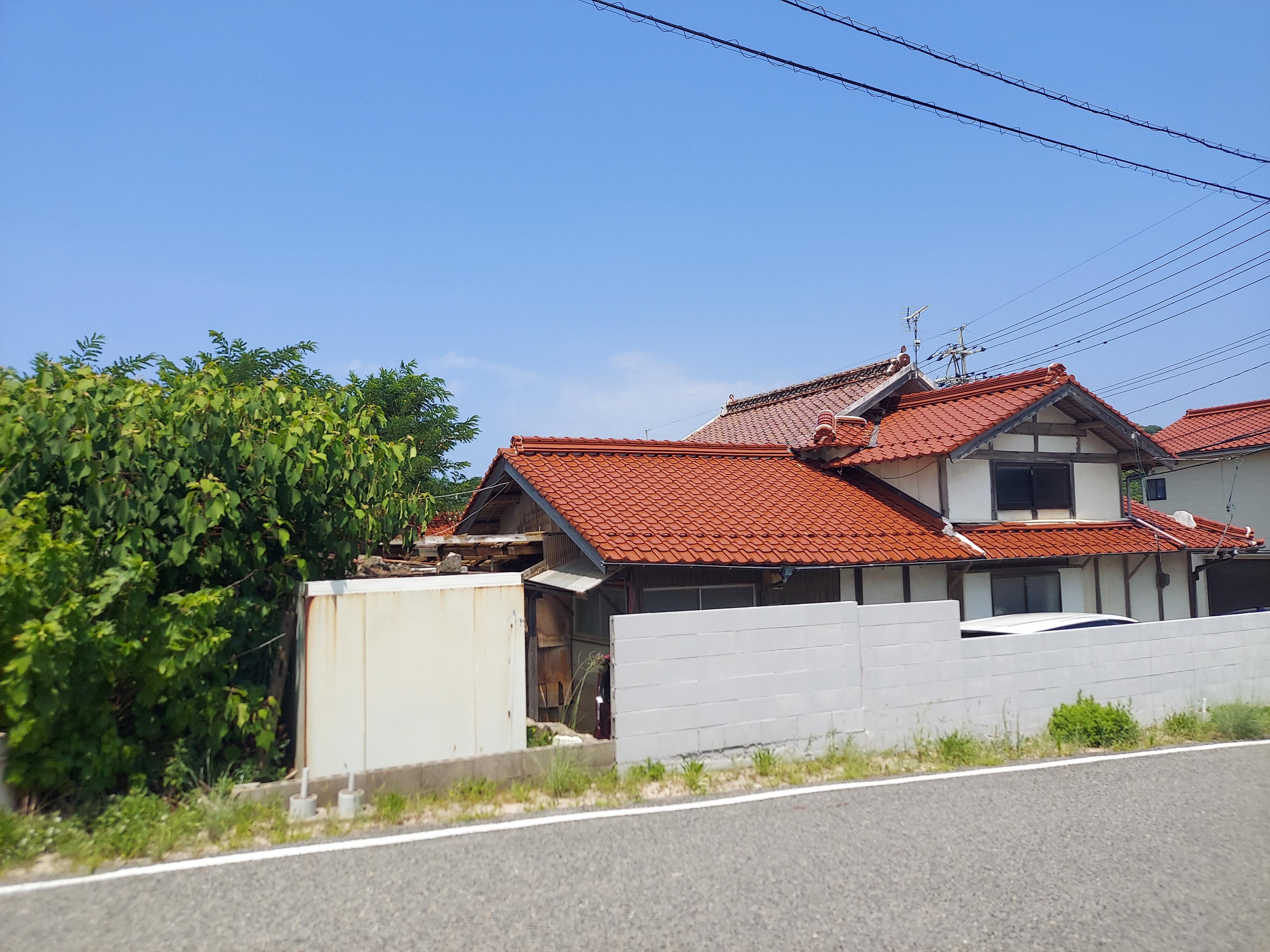 現地土地／西側から