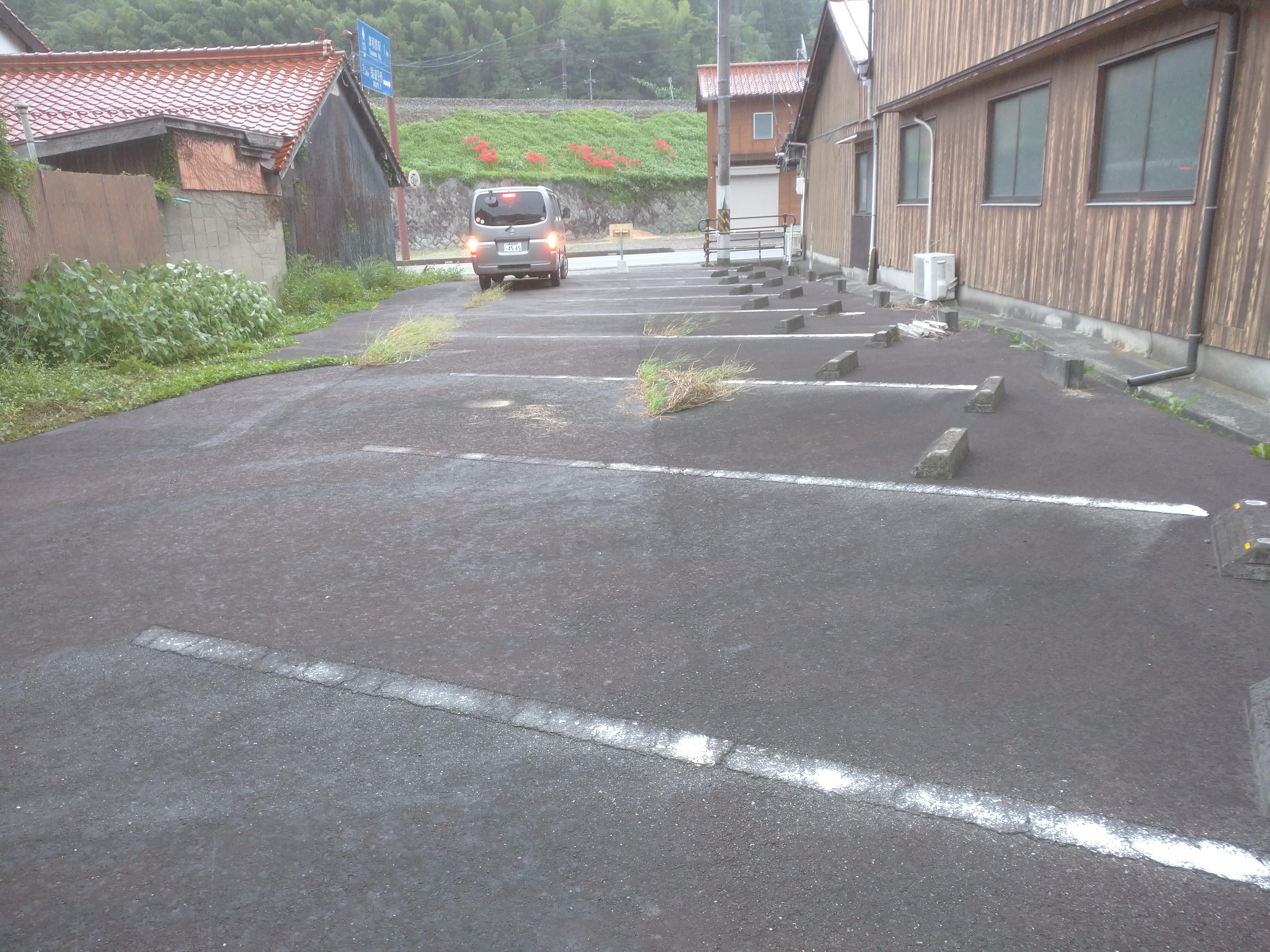 現地土地／西側から東側方向