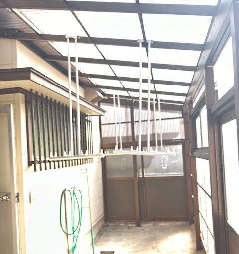 1階屋内洗濯物干し場