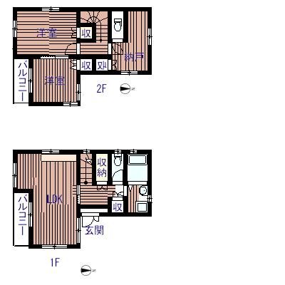全室にエアコンが付いてます。全て未使用