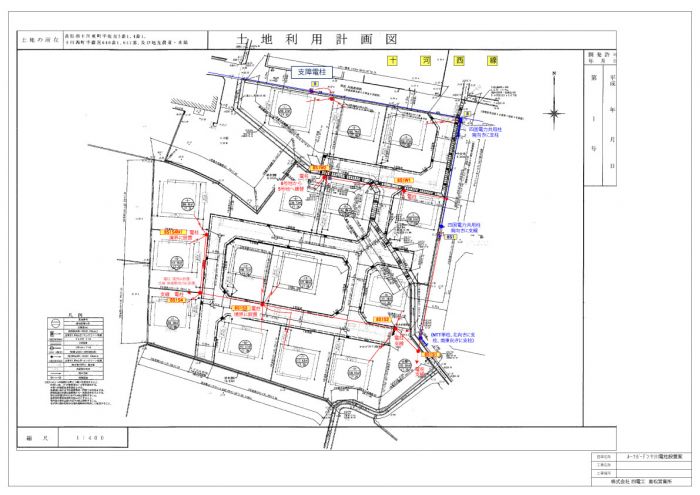 電柱図【ルーツガーデン十川】