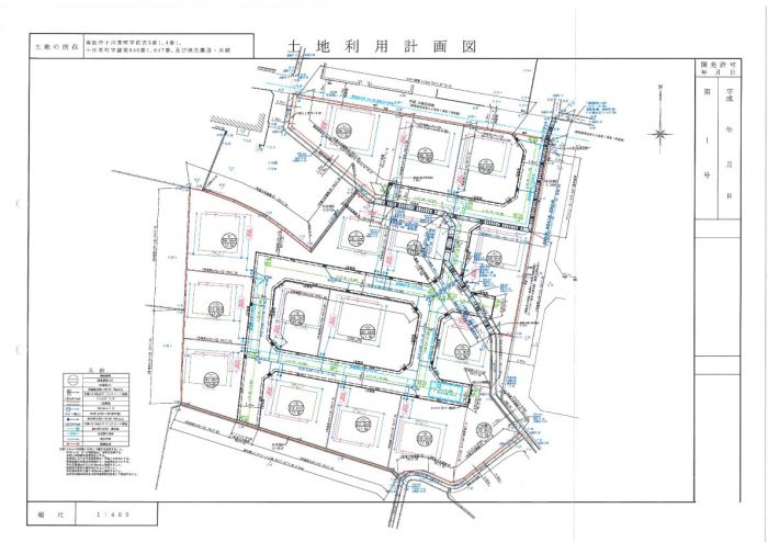 土地利用計画図【ルーツガーデン十川】