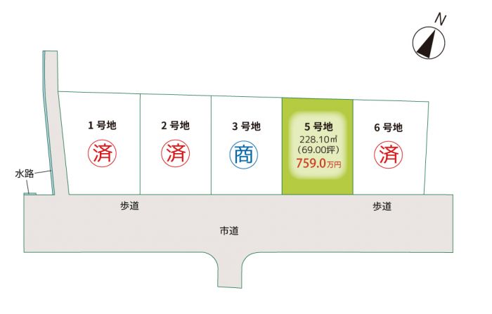 区画図【リッツガーデン飯山Ⅲ】