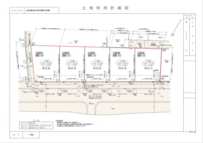 土地利用計画図【リッツガーデン飯山Ⅲ】