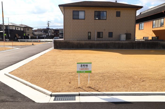 8号地　北から撮影【 ルーツガーデン大野 】