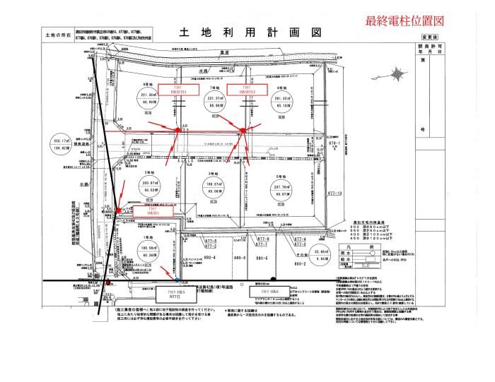 電柱図【クレアガーデン檀紙Ⅱ】