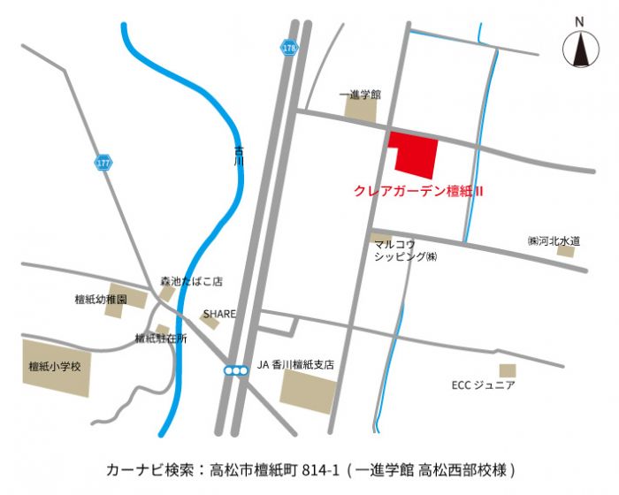 地図【クレアガーデン檀紙Ⅱ】