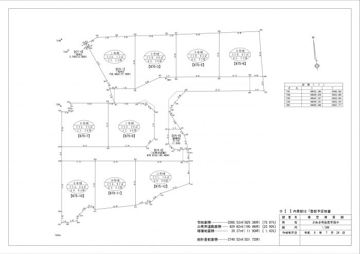 実測図【アイタウン志度】