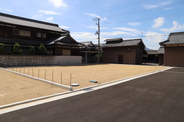 ６号地　北東から撮影【ルーツガーデン善通寺】