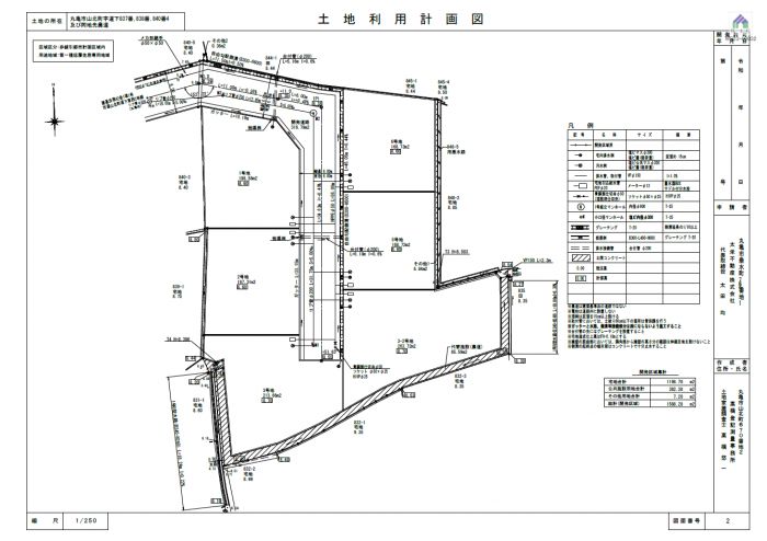 土地利用計画図【キャッスルガーデン城西Ⅱ】