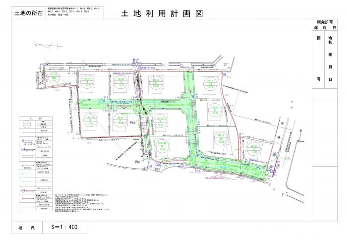 土地利用計画図【アイタウン滝宮】
