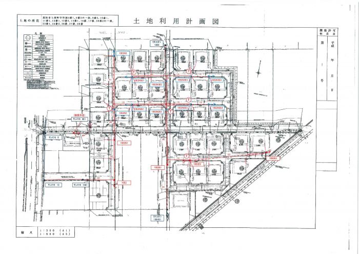電柱図①【アップガーデン上林Ⅰ・Ⅱ】