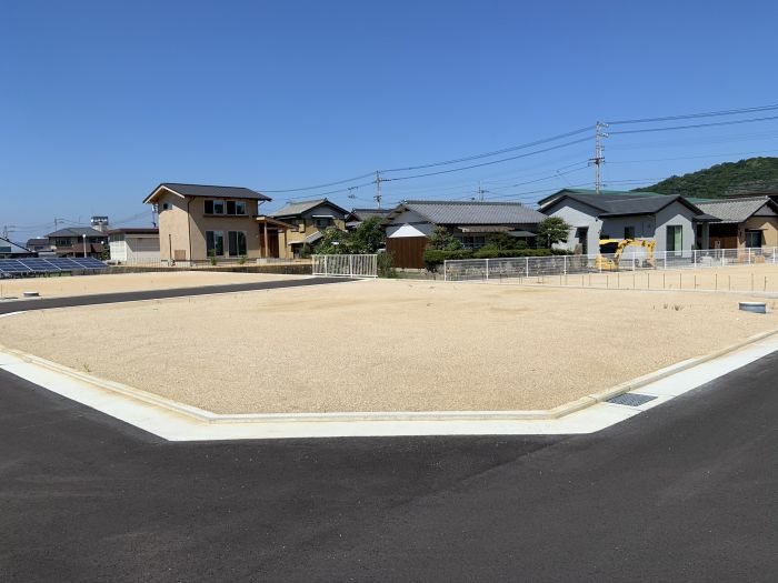 6号地　南西から撮影【ウィルガーデン志度】