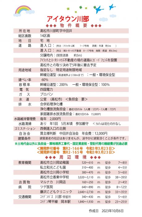 物件概要【アイタウン川部】