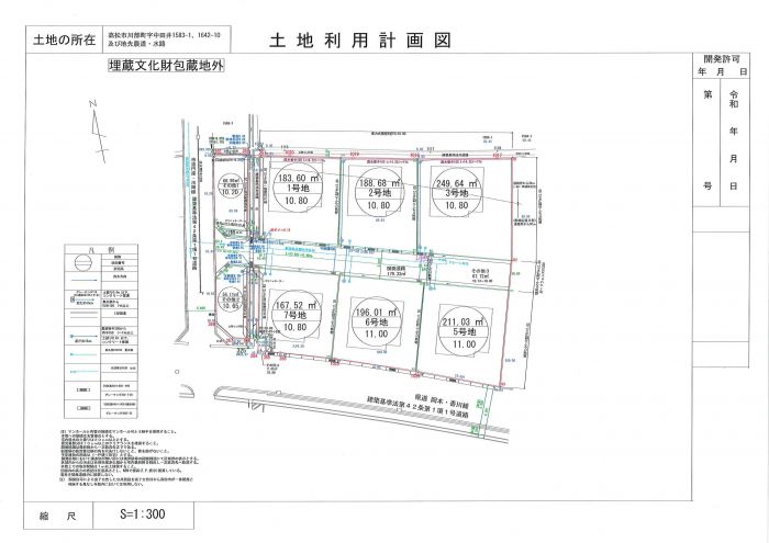 土地利用計画図①【アイタウン川部】
