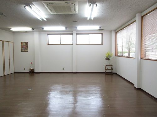 １階事務所部分です。ビルトインエアコンもついています。