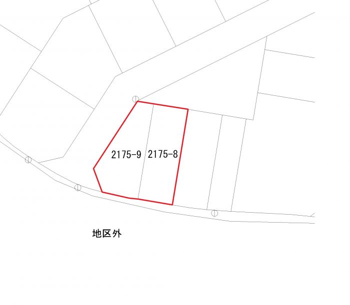 ２筆計、２６４㎡（約７９．８６坪）