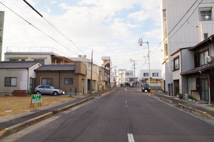 南側視点（浜街道と繋がっており交通アクセス良好♪）