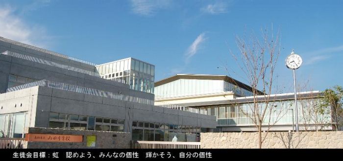 高松市立山田中学校 (1,232m)