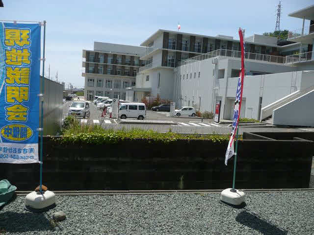 現地庭の南側 (1m)