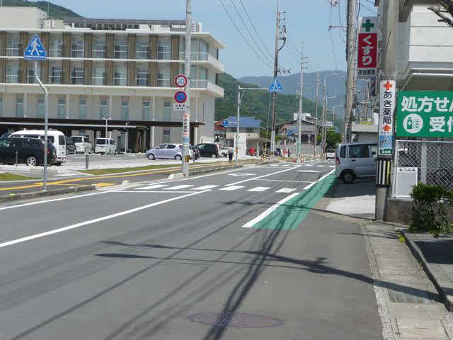 県立安芸病院前県道 (30m)