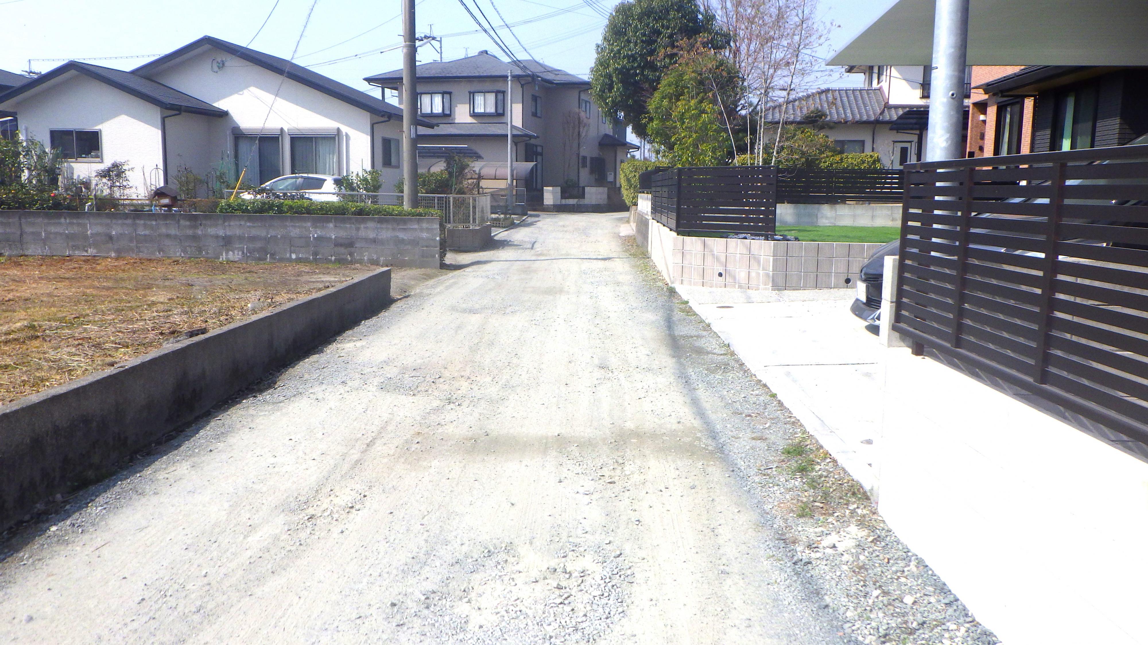 現地土地（前面道路含む）