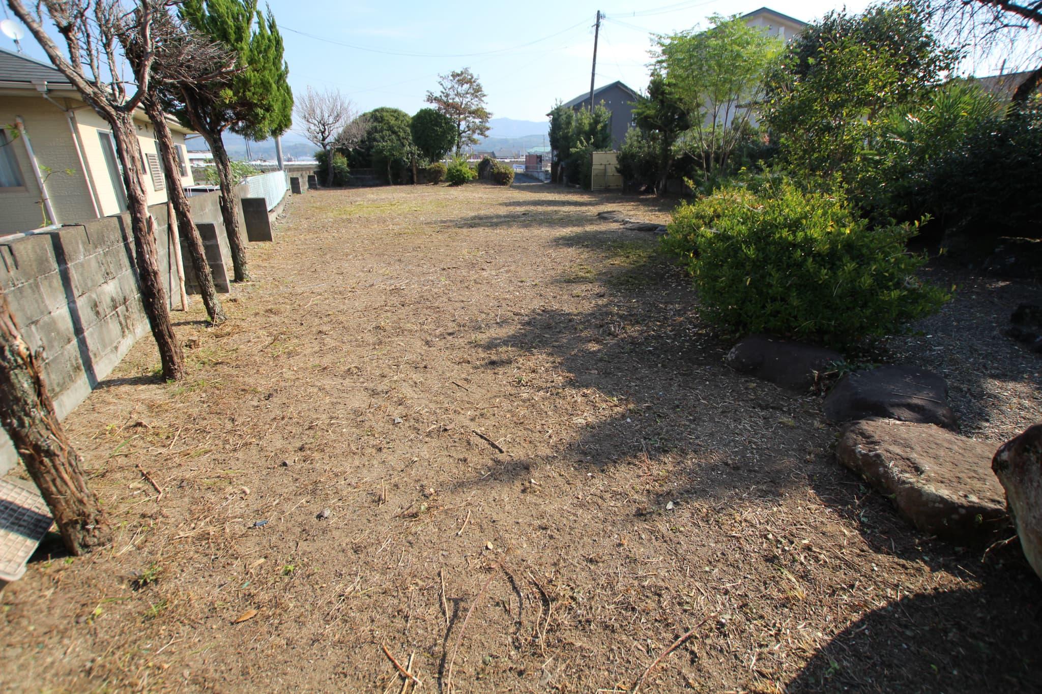 広々とした敷地です。