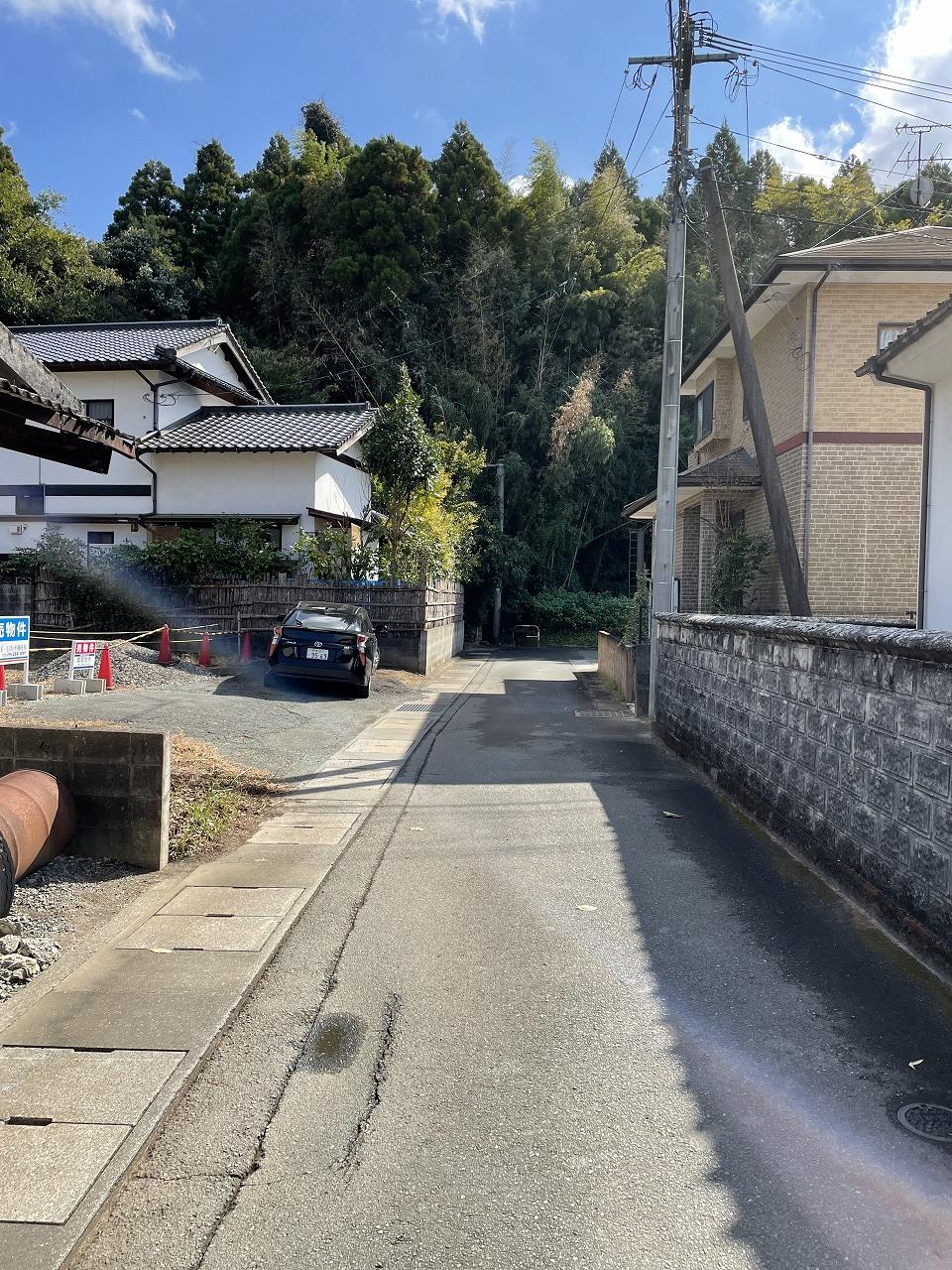 現地土地（前面道路含む）