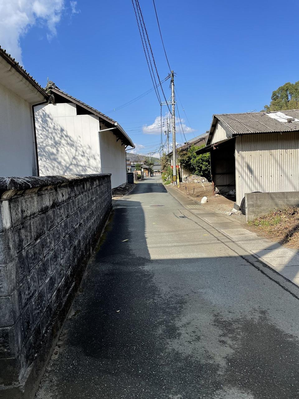 現地土地（前面道路含む）