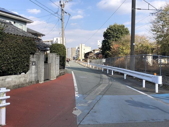 現地土地（前面道路含む）
