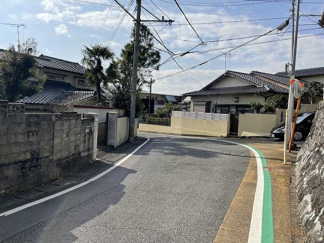 現地土地（前面道路含む）