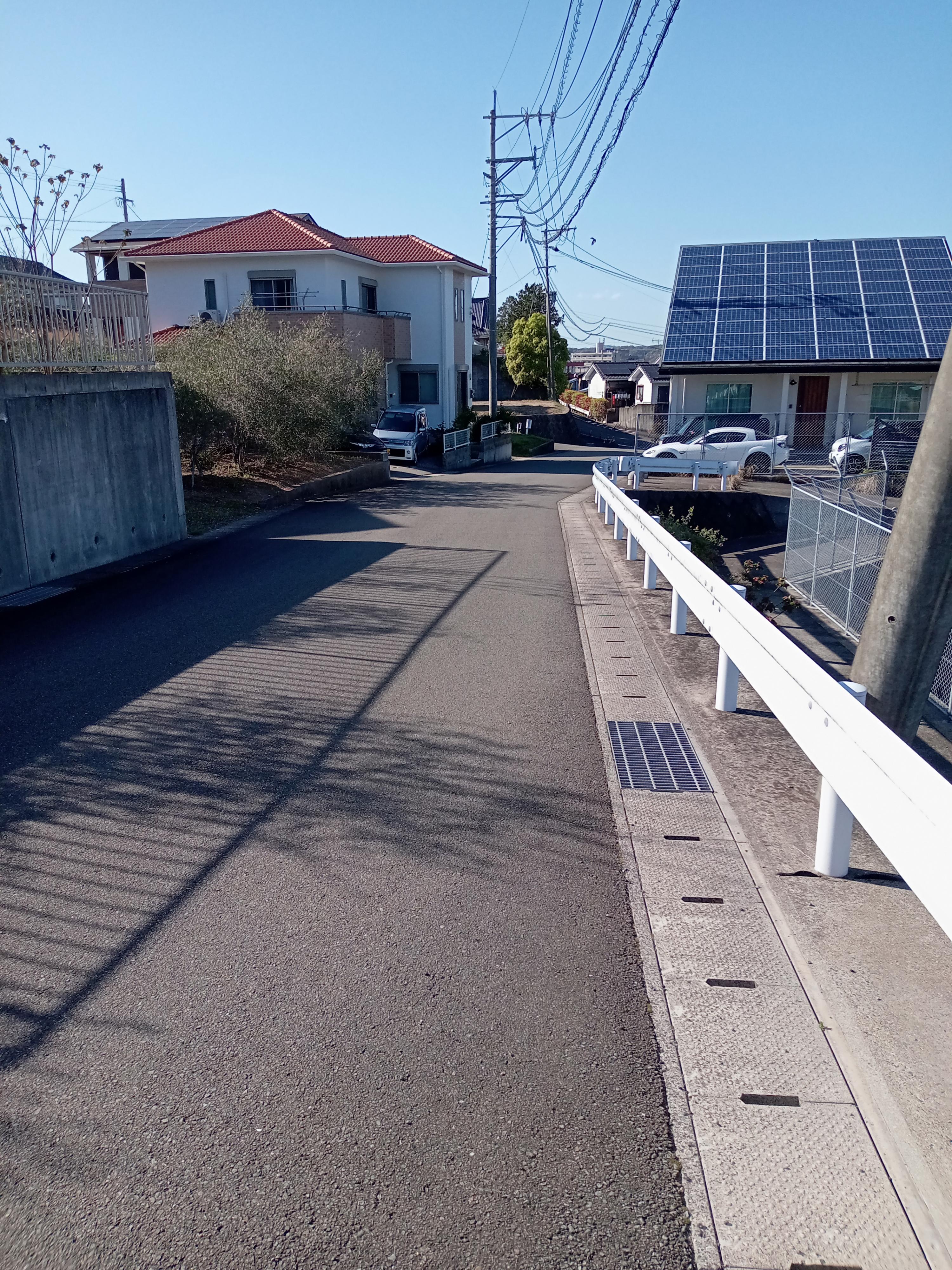 現地土地（前面道路含む）