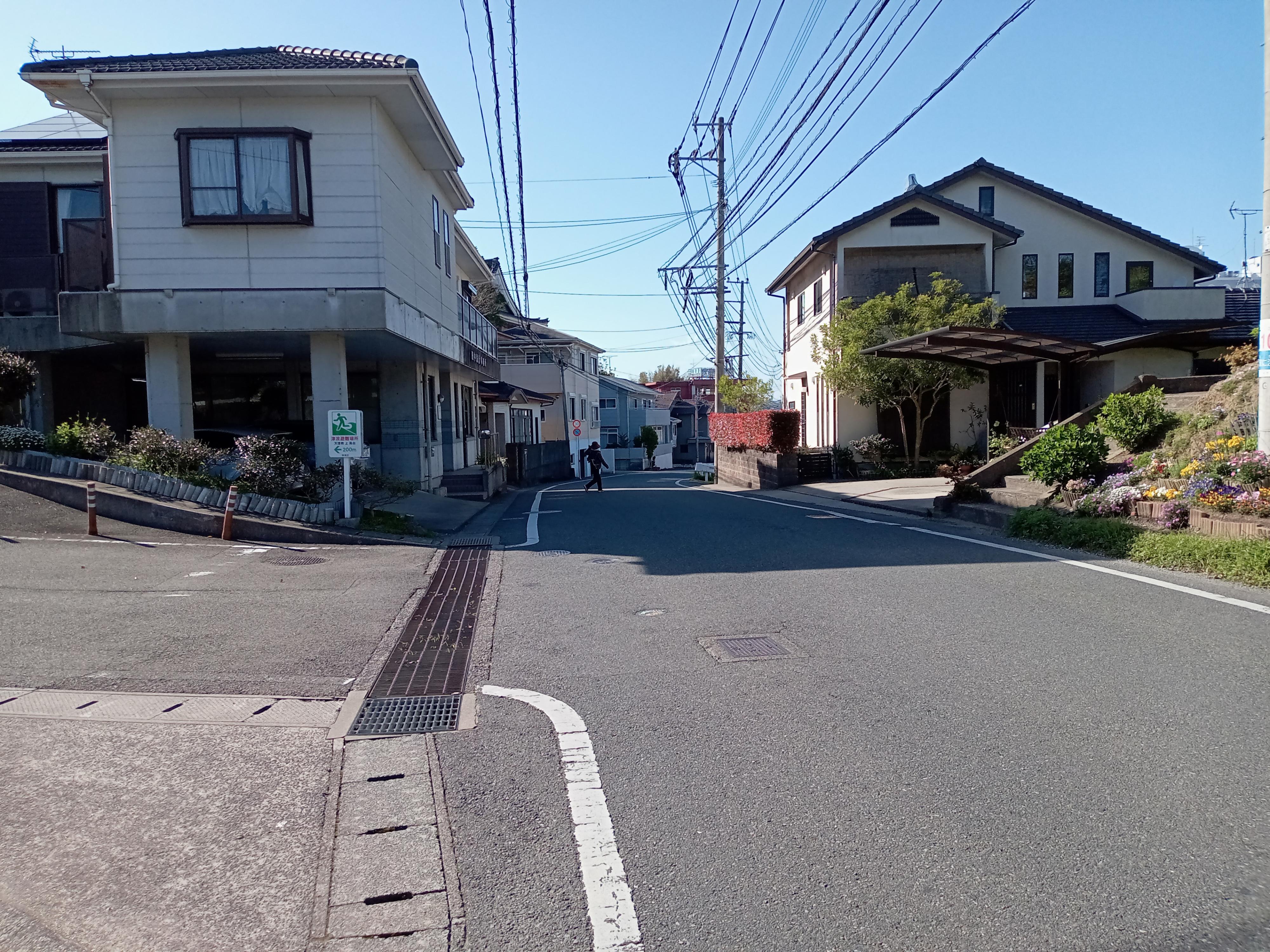 付近道路（区画内入口）