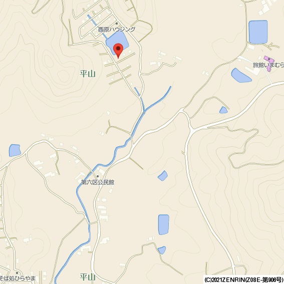 松ケ平温泉団地内