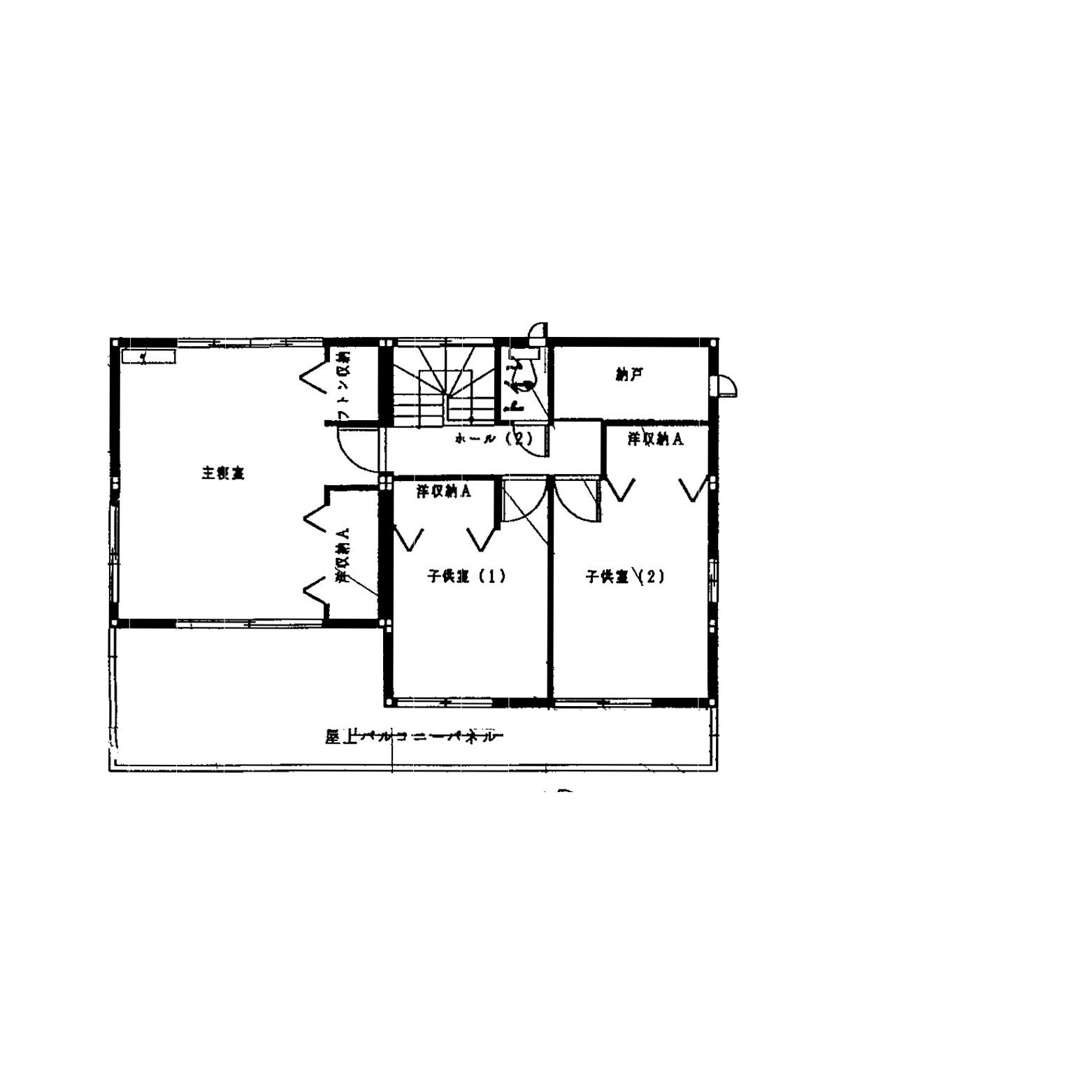 間取り図／２階平面図